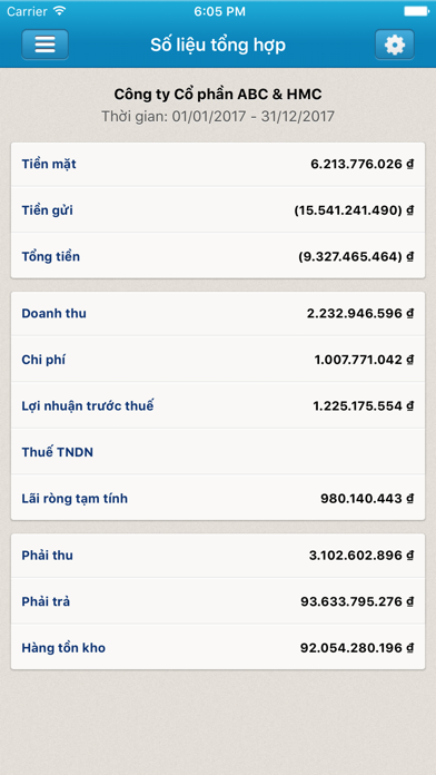 AMIS SME Screenshots