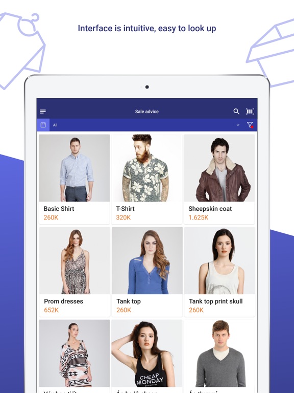 Ảnh chụp màn hình của MISA eShop - Consultant iPad