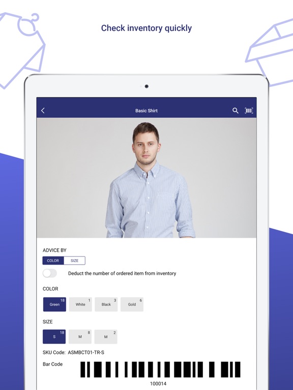 Ảnh chụp màn hình của MISA eShop - Consultant iPad