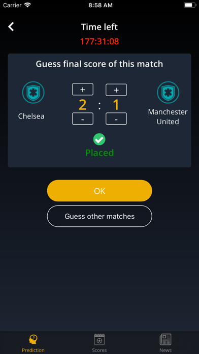 Predict Score - Soccer Matches Screenshots