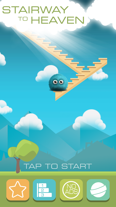 Tangkapan layar Stairway To Heaven: Go Go Fast Swoopy Space!