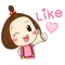 Nana - Little Girl Sticker