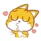 Tigger Cat Sticker