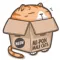 Fat Cat Sticker