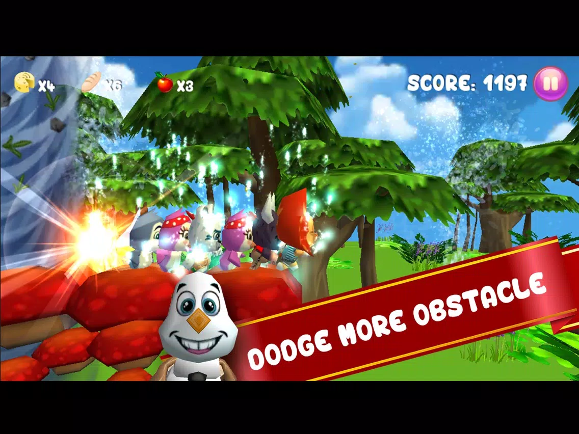 Baby Pet Run - Crazy jump in jungle free game for fun adventure iPad  Screenshots