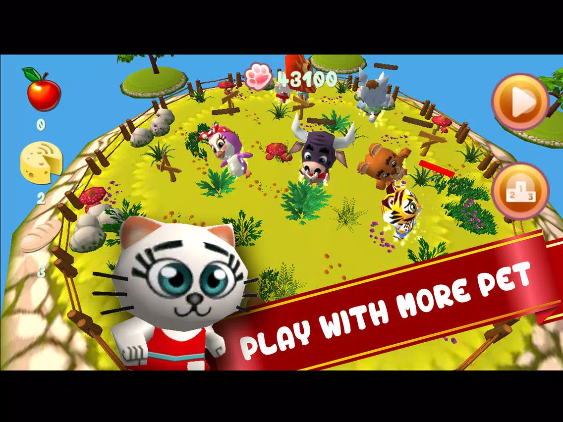 Baby Pet Run - Crazy jump in jungle free game for fun adventure iPad  Screenshots