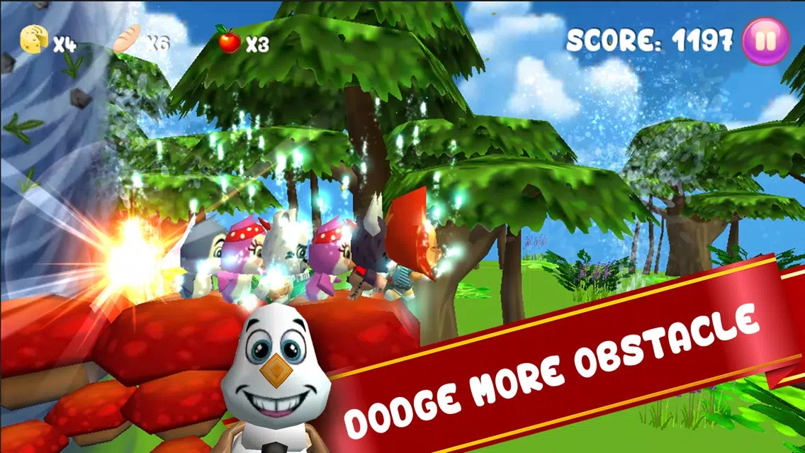 Baby Pet Run - Crazy jump in jungle free game for fun adventure Screenshots