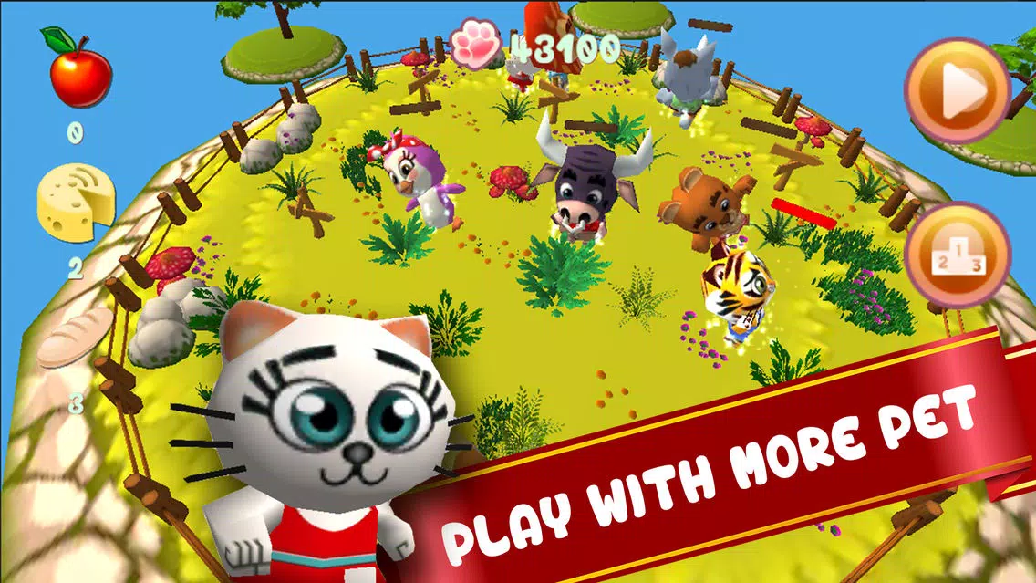 Baby Pet Run - Crazy jump in jungle free game for fun adventure Screenshots