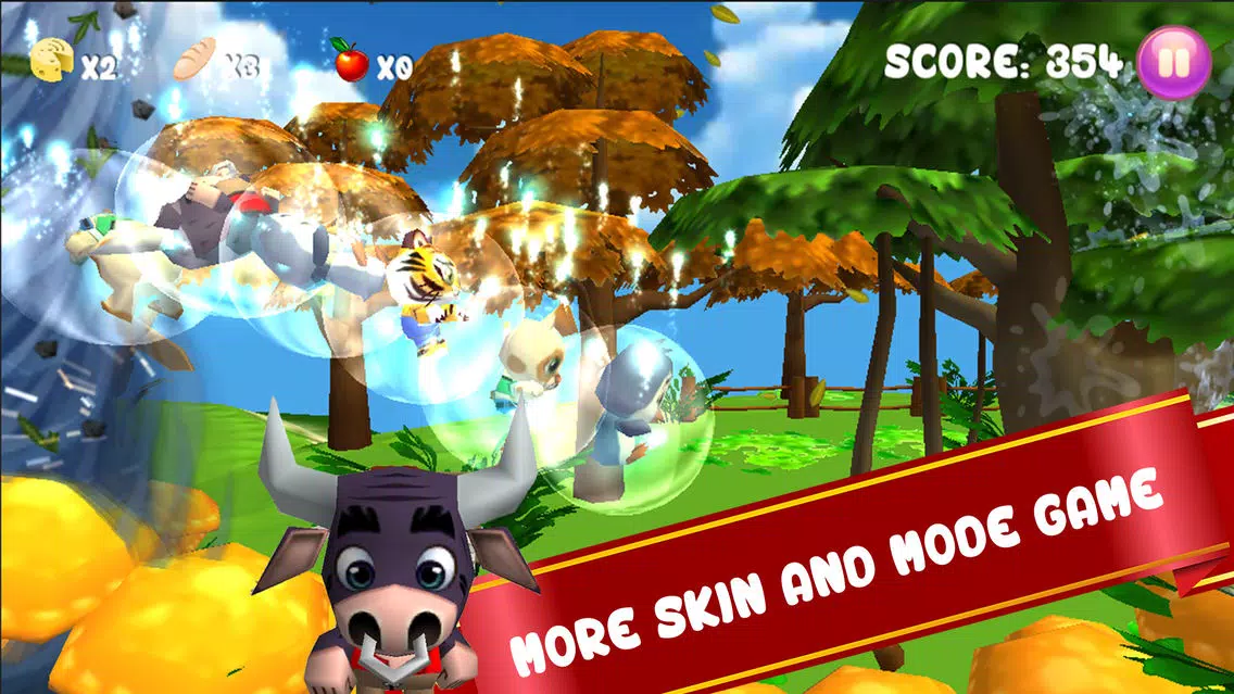Baby Pet Run - Crazy jump in jungle free game for fun adventure Screenshots