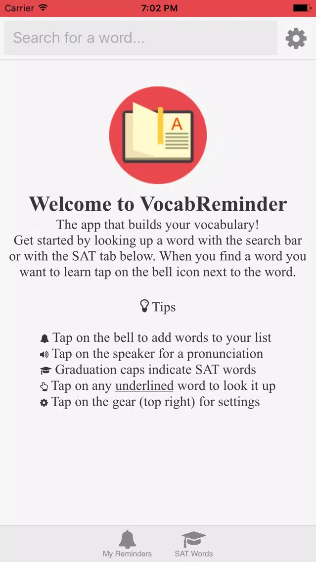 VocabReminder - English Dictionary with Reminders Screenshots