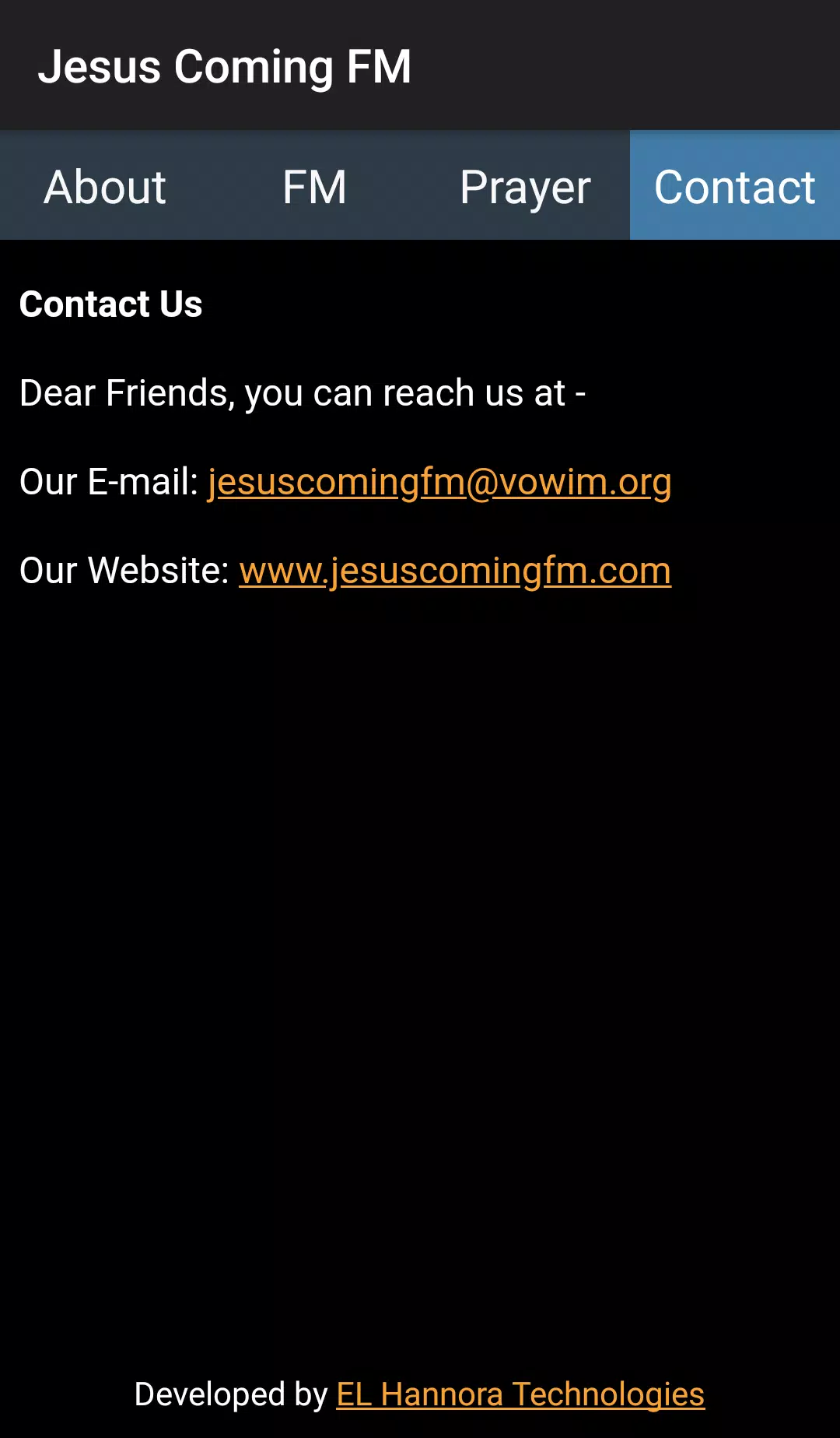 Jesus Coming FM Screenshots