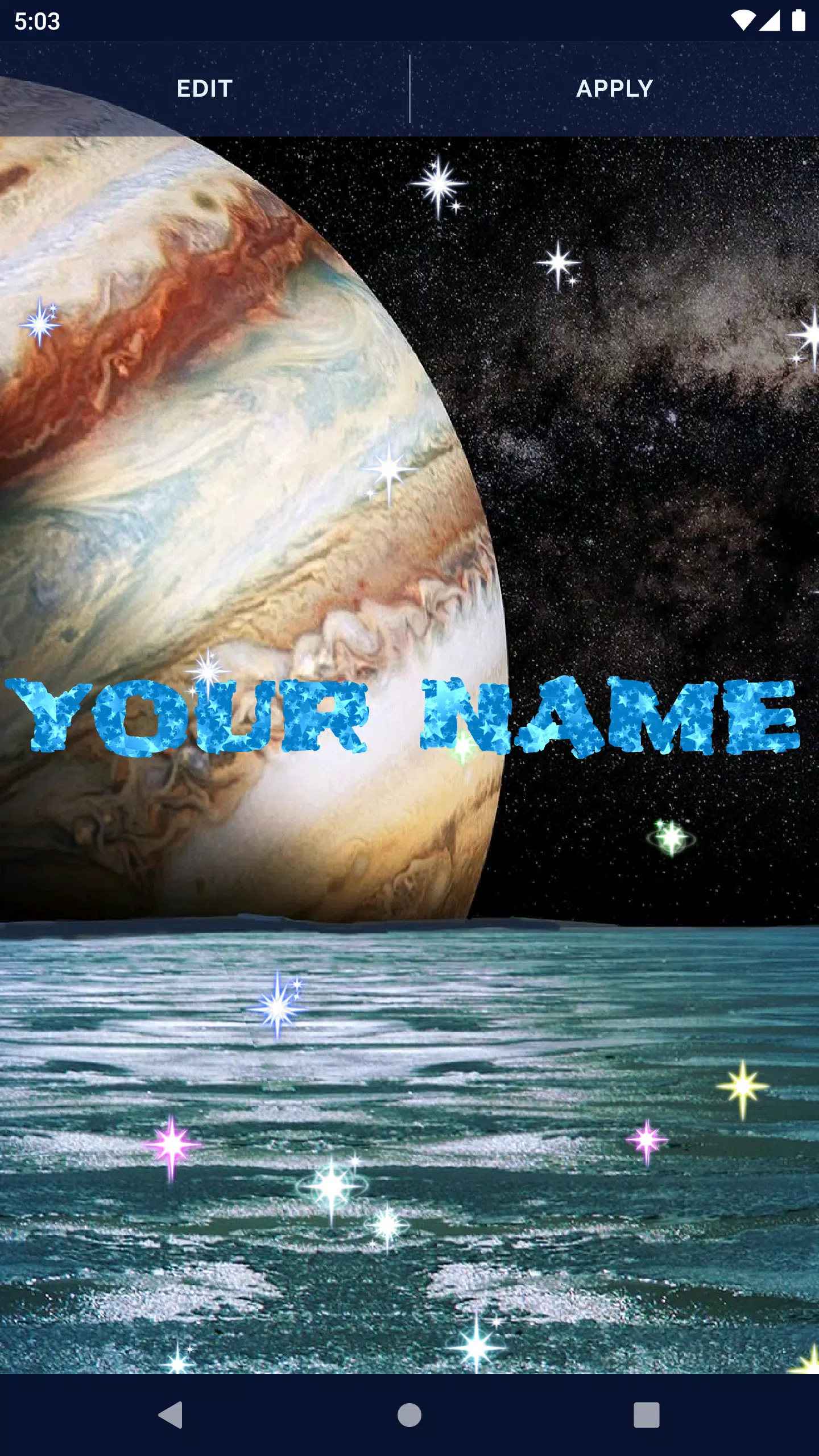 Galaxy Universe Live Wallpaper Screenshots