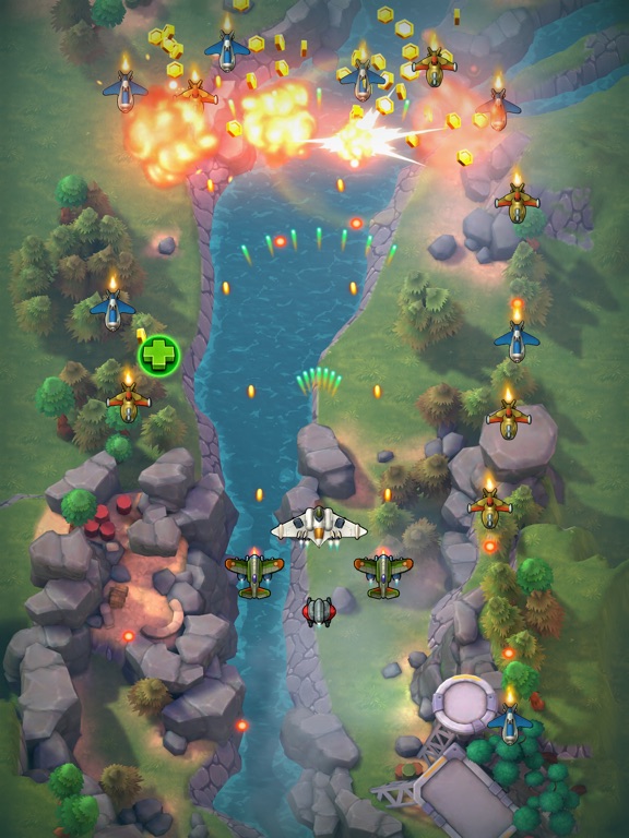 Sky Heat: Alien Shooter Games iPad  스크린샷