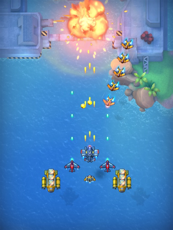 Sky Heat: Alien Shooter Games iPad  스크린샷