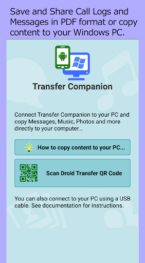 Transfer Companion: SMS Backup Screenshots