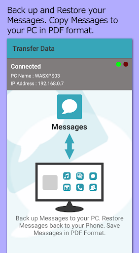 Transfer Companion: SMS Backup Screenshots