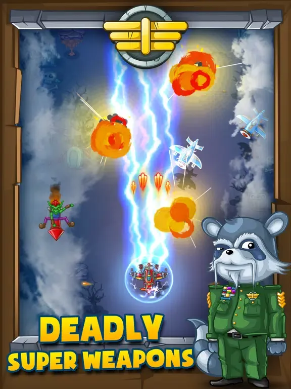 Panda Commander Air Combat - Sky Fighter & Shooter iPad  스크린샷