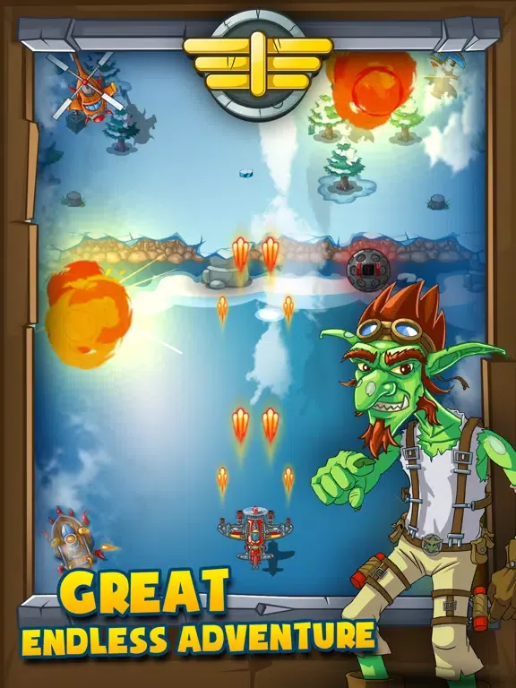 Panda Commander Air Combat - Sky Fighter & Shooter iPad  스크린샷