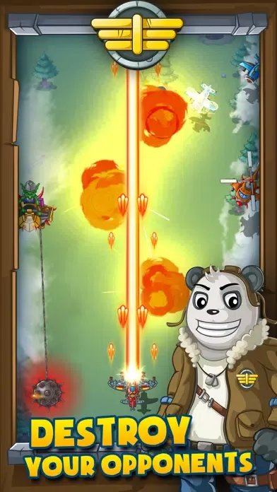 Panda Commander Air Combat - Sky Fighter & Shooter 스크린샷
