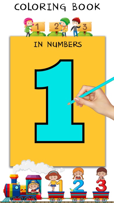 123 Number Coloring & Counting Screenshots
