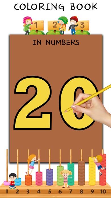 123 Number Coloring & Counting Screenshots