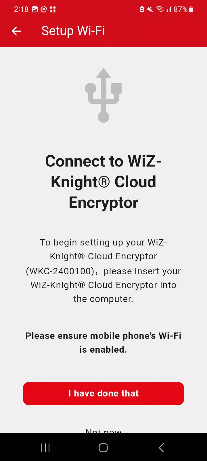Zrzuty ekranu WiZ-Knight® Cloud Manager