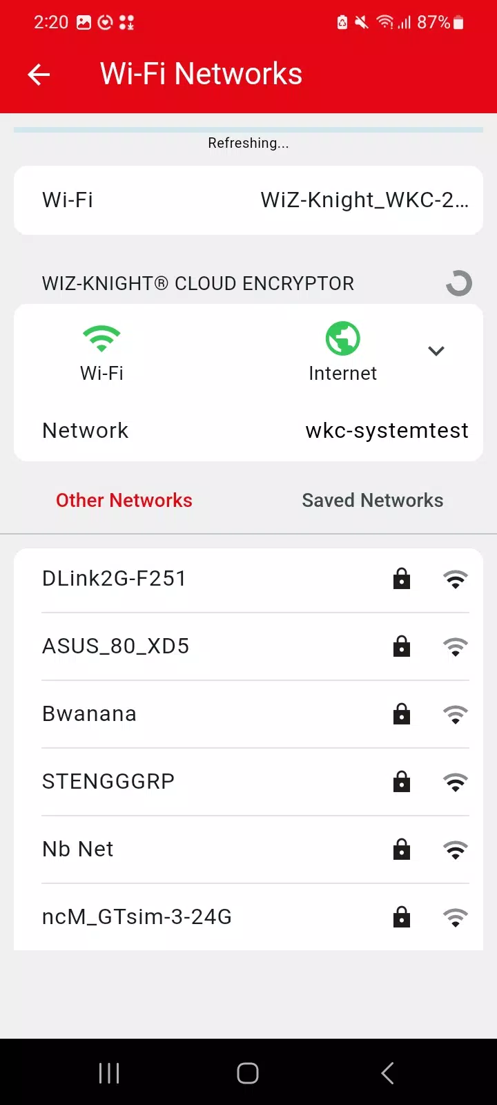 Zrzuty ekranu WiZ-Knight® Cloud Manager