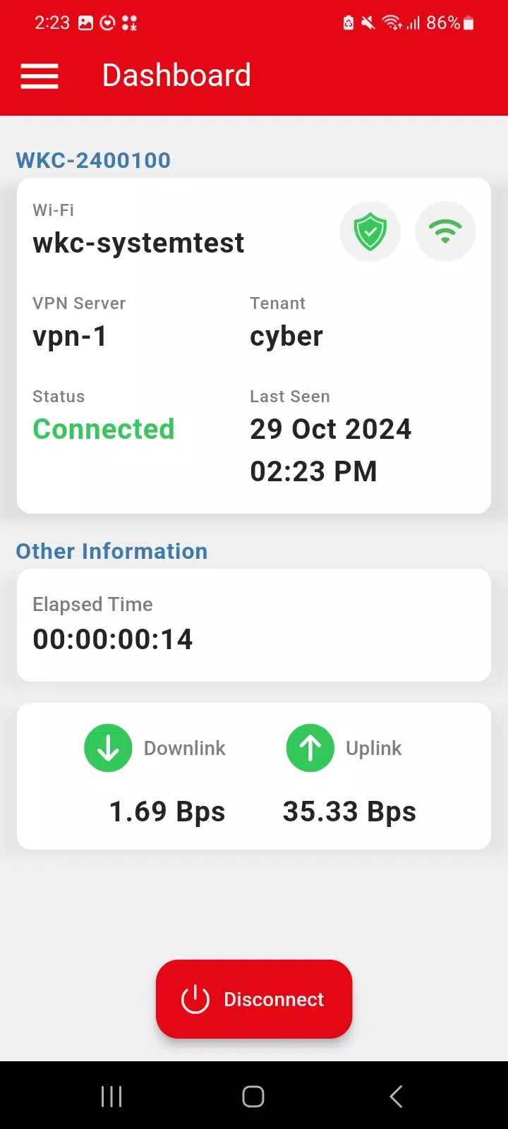 Zrzuty ekranu WiZ-Knight® Cloud Manager