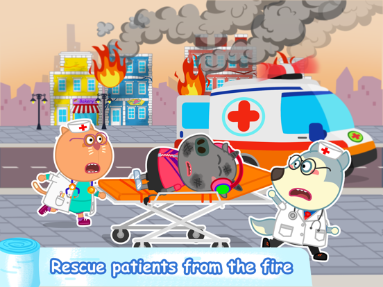 WolfooDoctor-KidsHospital iPad Screenshots