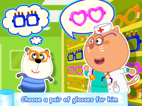 WolfooDoctor-KidsHospital iPad Screenshots