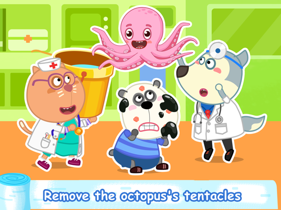 WolfooDoctor-KidsHospital iPad Screenshots