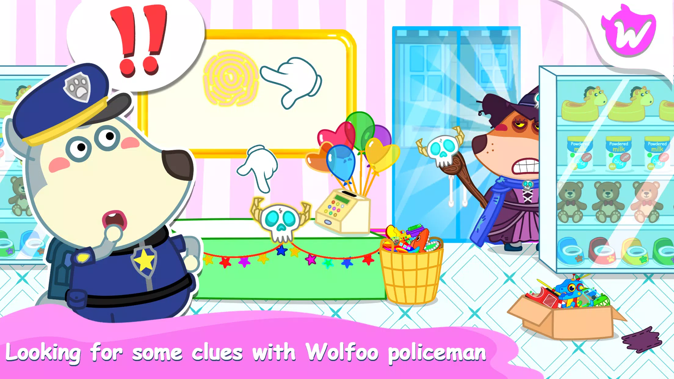 Wolfoo Police And Thief Game Screenshots