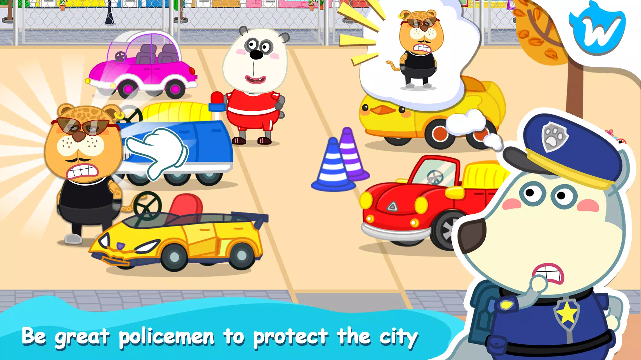 Wolfoo Police And Thief Game Screenshots