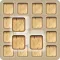 Wooden Block Spiral Nightgate - two dots word YAWG