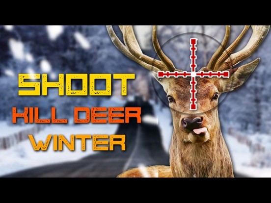 Capturas de tela do Shoot Kill Deer Winter iPad 