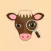 Brown Cow Emoji Stickers for iMessage