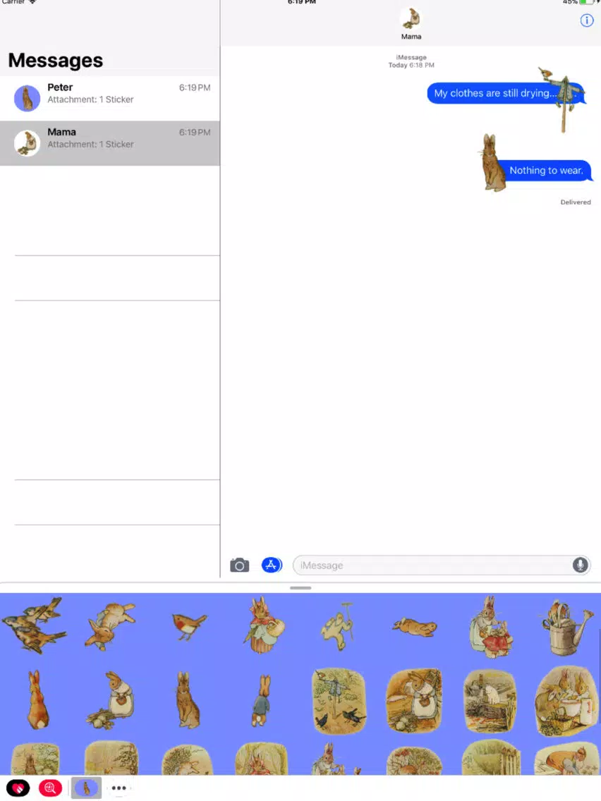 Peter Rabbit Tales iPad Screenshots