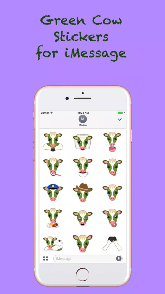 Saint Patrick's Day Cow Emoji Stickers Screenshots