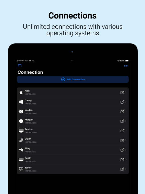 Terminux: SSH Client iPad Screenshots