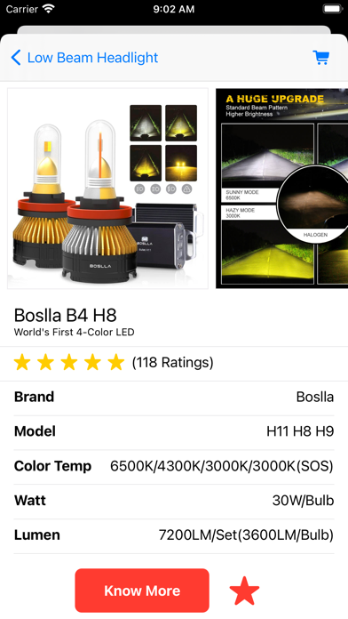 Auto Bulb Finder Screenshots