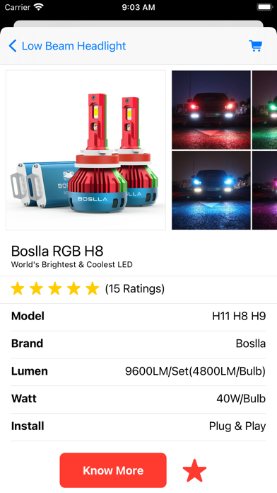 Auto Bulb Finder Screenshots