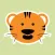 Cute Targer -Sticker