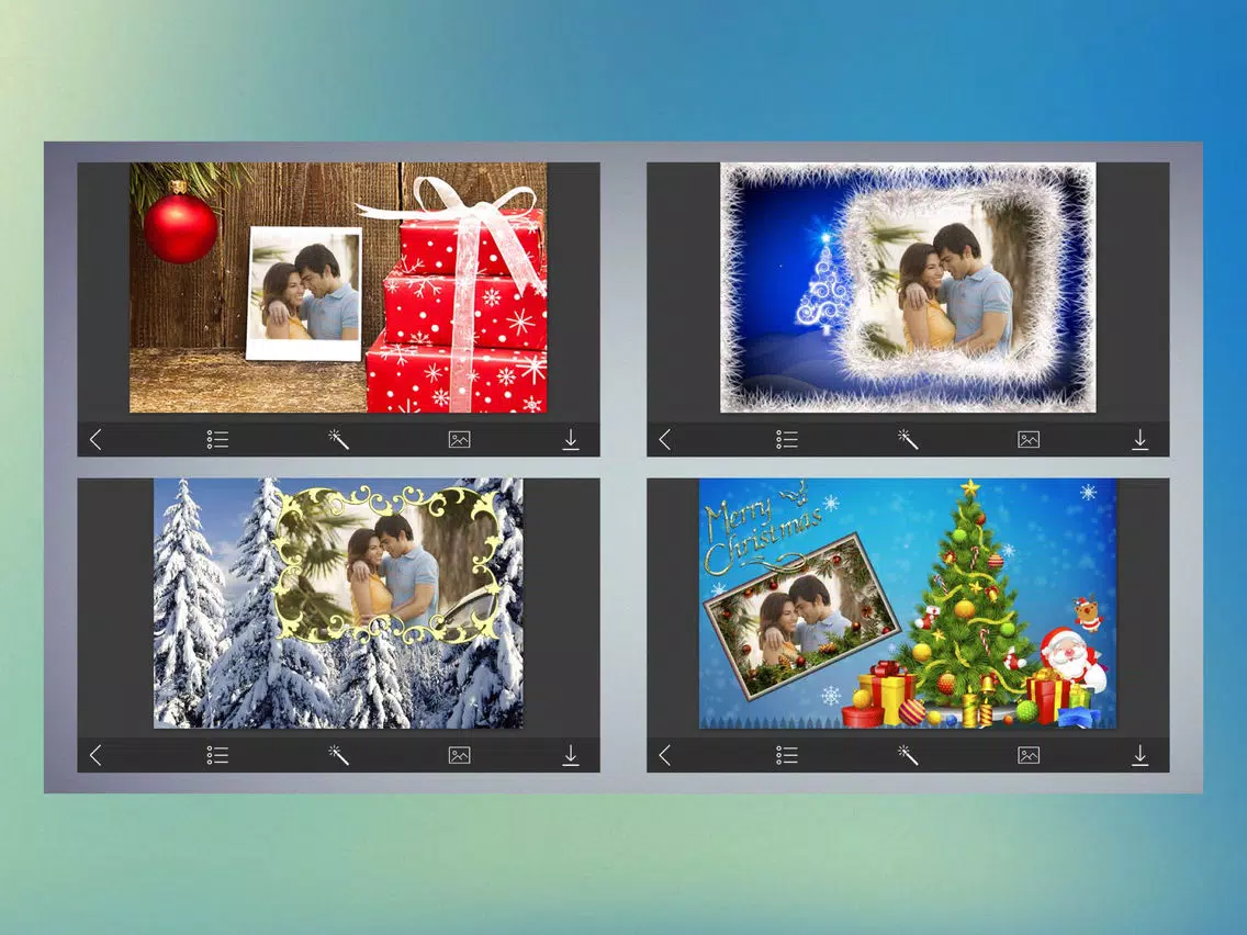 Holiday Xmas Hd Frames - Frame Booth iPad Screenshots