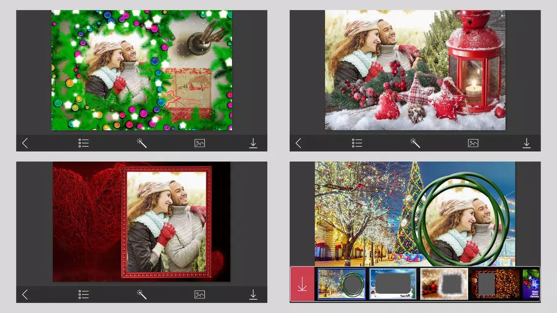 Holiday Xmas Hd Frames - Frame Booth Screenshots