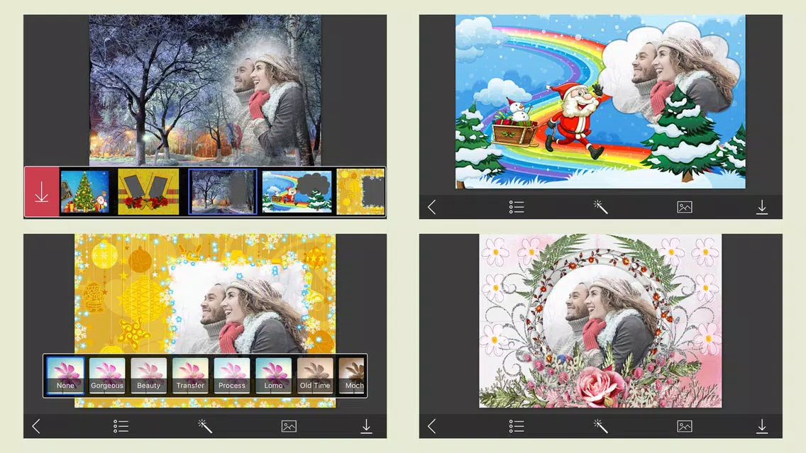 Holiday Xmas Hd Frames - Frame Booth Screenshots