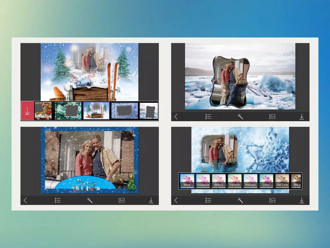 Santa Picture Frame - insta frames for photo iPad Screenshots