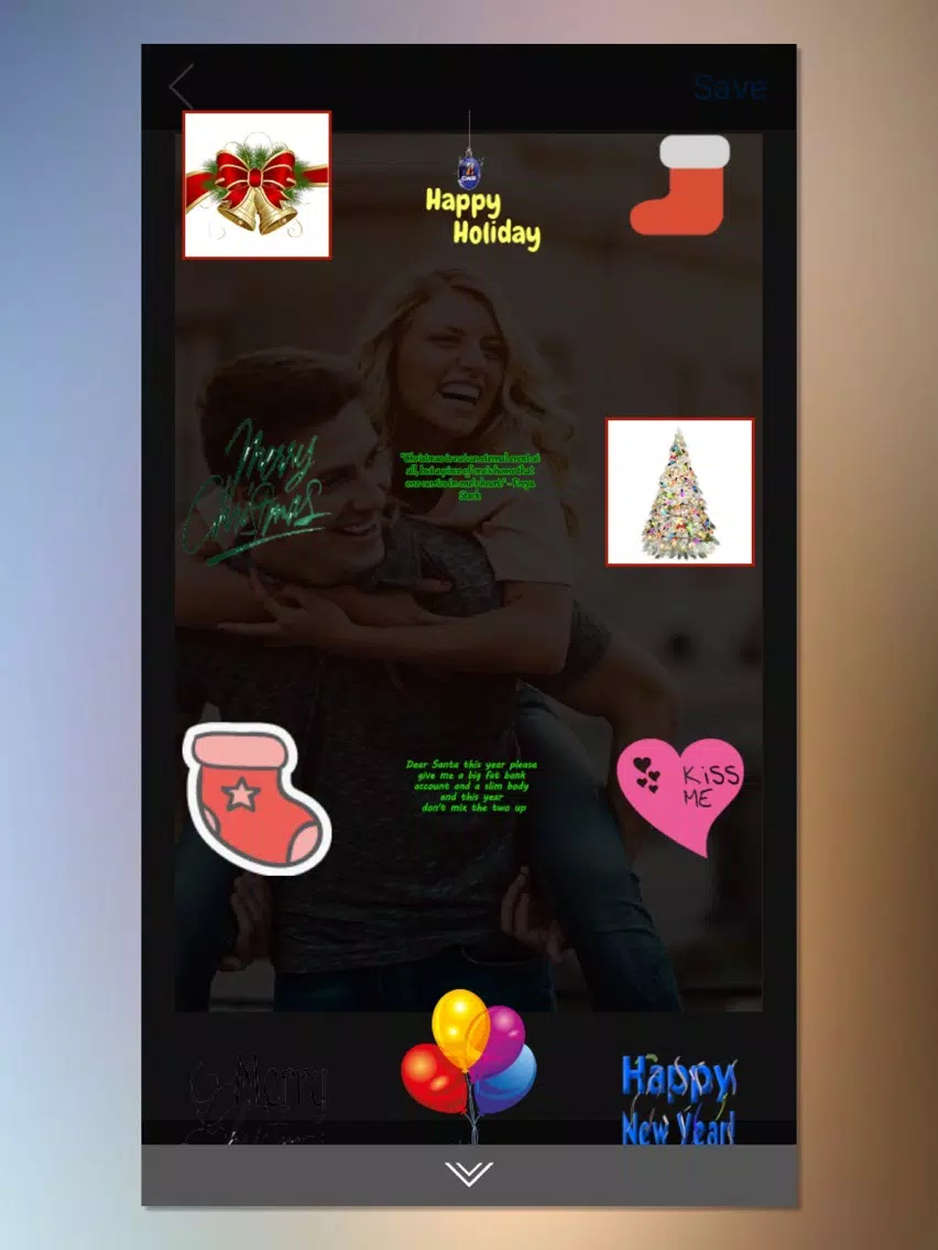 Special Edition Christmas Stickers iPad Screenshots