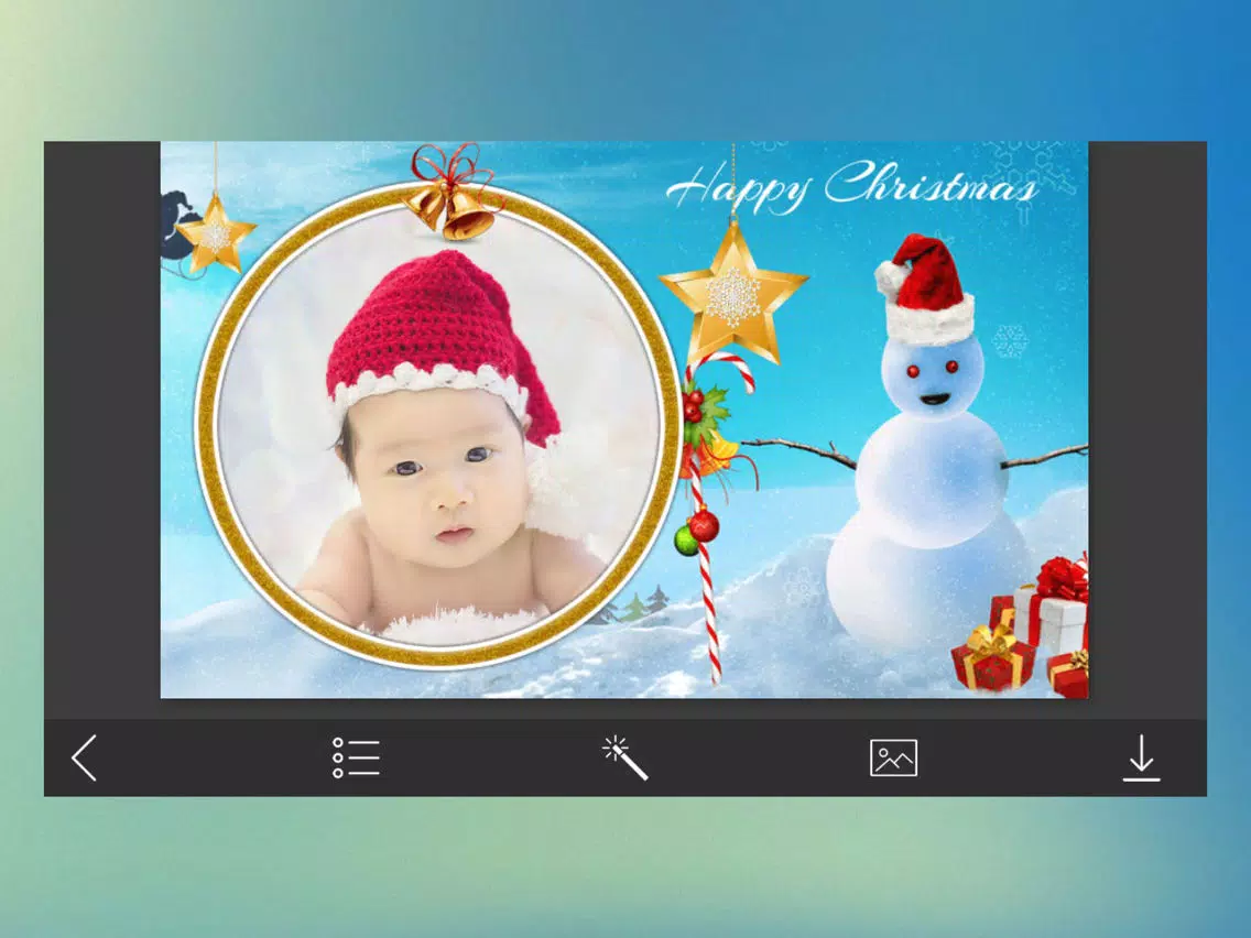 Screenshot di Xmas 2017 Hd Photo Frames - Art Photo frame iPad