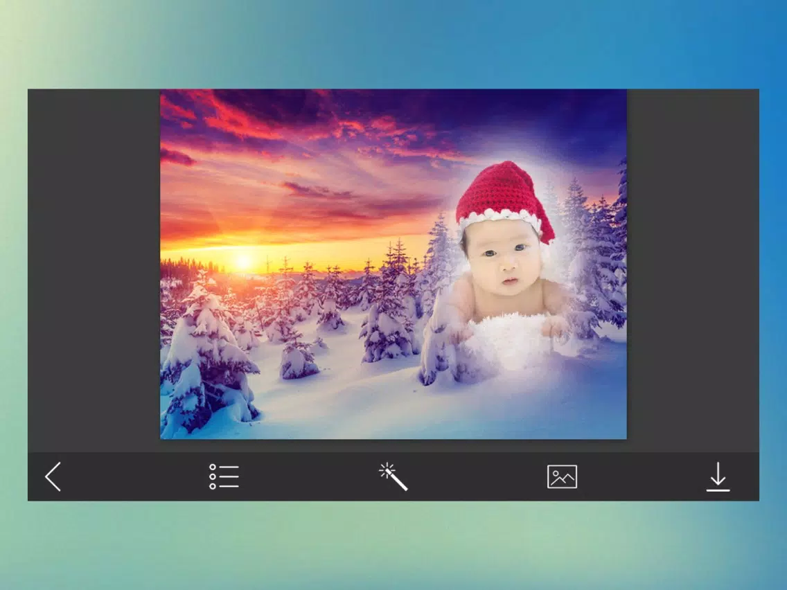 Screenshot di Xmas 2017 Hd Photo Frames - Art Photo frame iPad
