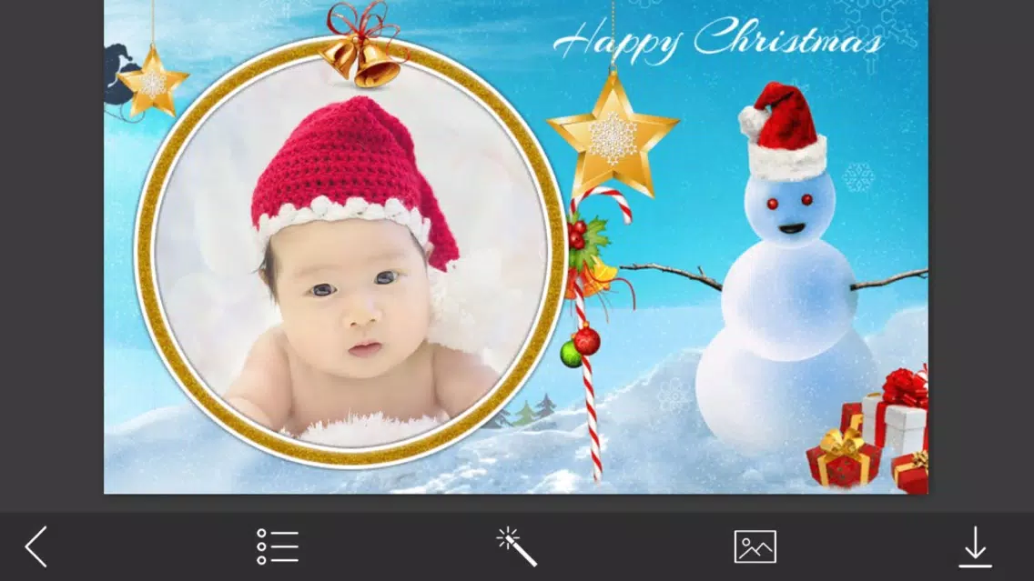 Screenshot di Xmas 2017 Hd Photo Frames - Art Photo frame
